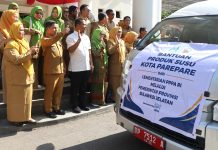 Dukung Percepatan Penurunan Stunting, Tasming Hamid Hadiri Pelepasan Bantuan Susu KemenPPPA oleh Gubernur Sulsel
